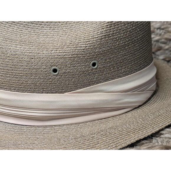 Vintage Dobbs Fifth Avenue New York Men's Stylish Brown Fedora Hat Size 7 1/2 - Picture 4 of 13